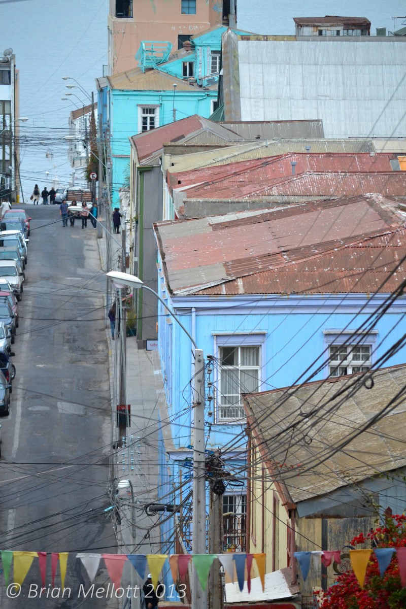 Blue Houses--Valparaiso, Chile