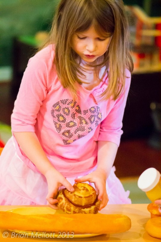 Playing with her Food