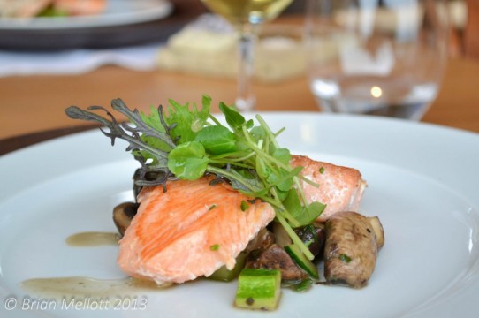 Salmon with Mushrooms