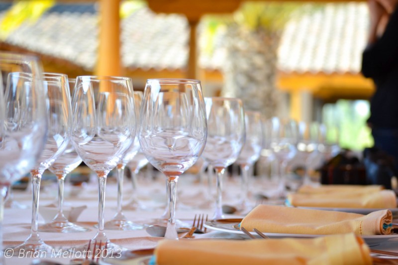 Table Setting--Montgras Winery, Colchagua, Chile